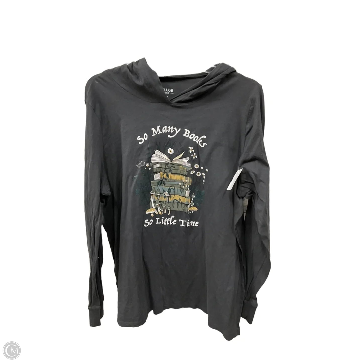 Top Long Sleeve By Torrid In Grey, Size: L