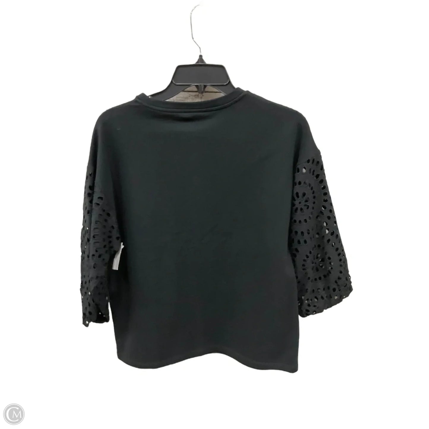 Top 3/4 Sleeve By A New Day In Black, Size: S