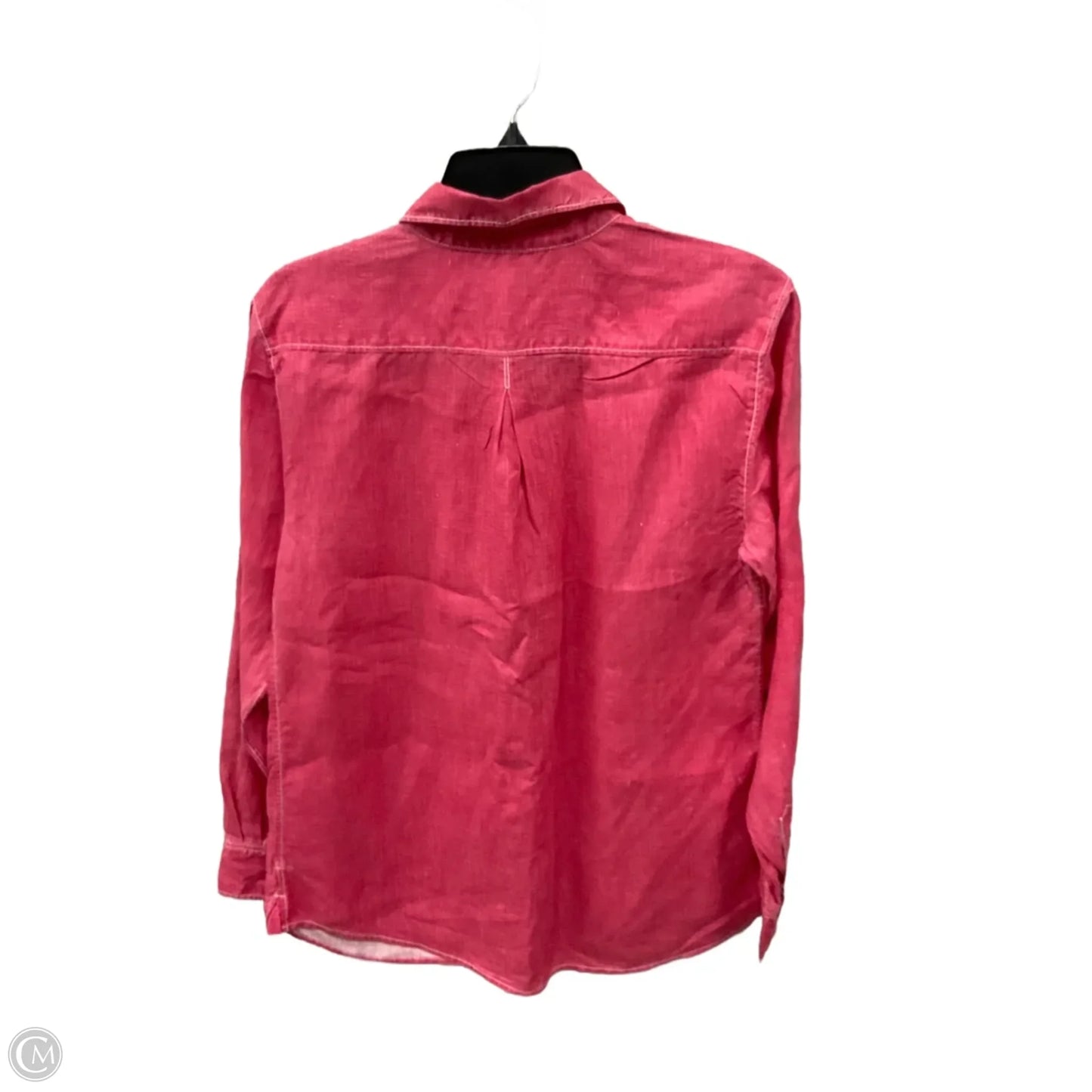 Blouse Long Sleeve By Tommy Bahama In Red, Size: M