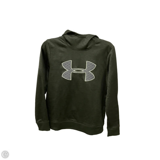 Athletic Sweatshirt Hoodie By Under Armour In Green, Size: Sp