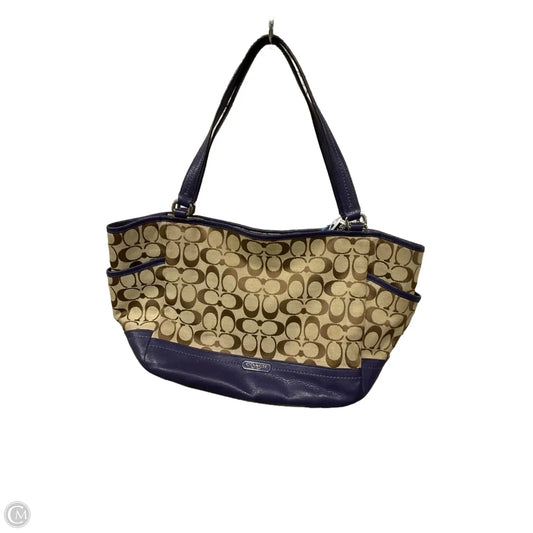 Handbag Designer By Coach, Size: Large