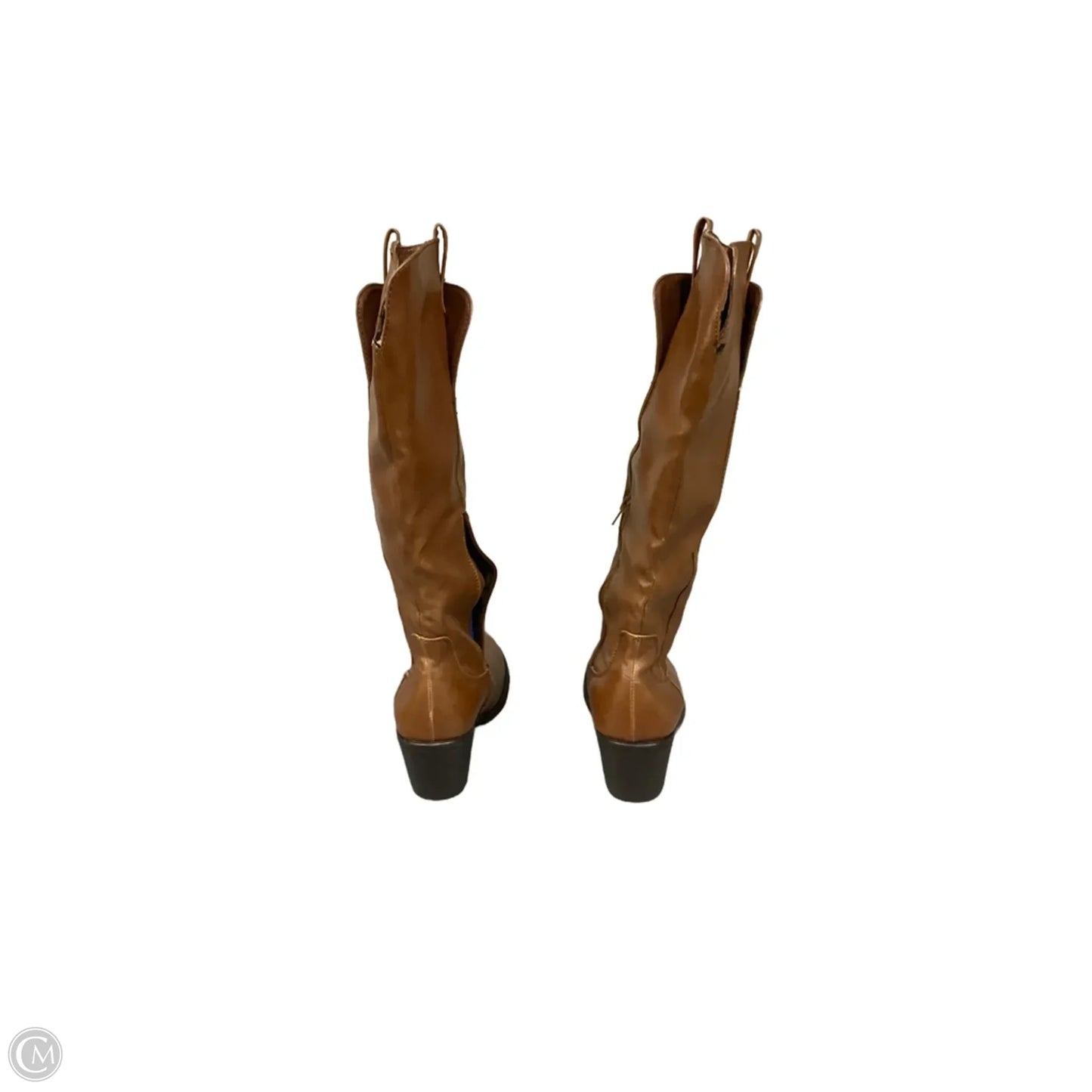 Boots Mid-calf Heels By Rampage In Brown, Size: 8.5