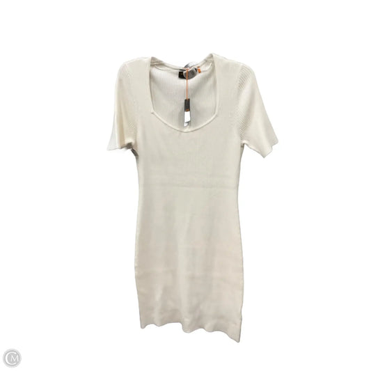 Dress Sweater By Clothes Mentor In Ivory, Size: Xxl