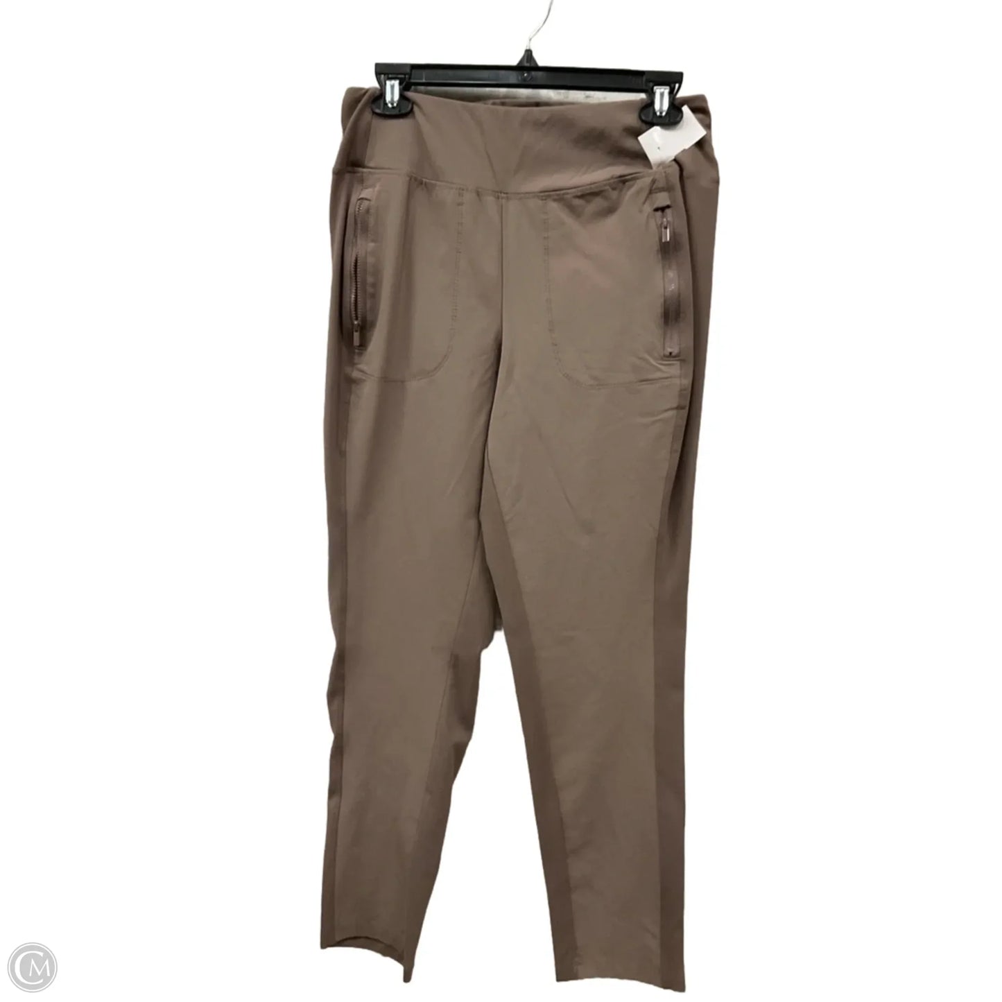 Athletic Leggings By 90 Degrees By Reflex In Taupe, Size: M