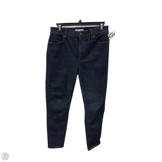 Jeans Straight By Loft In Blue Denim, Size: 4