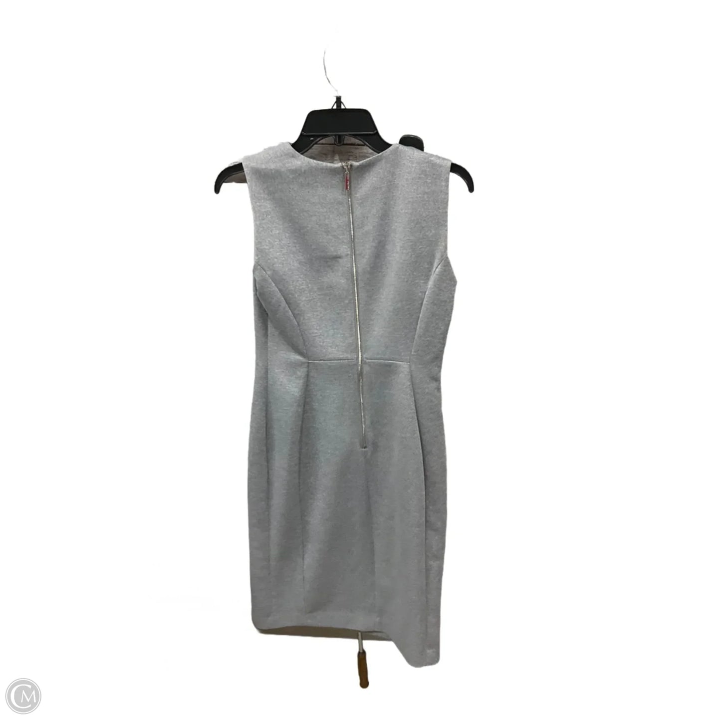Dress Casual Midi By Calvin Klein In Grey, Size: 6