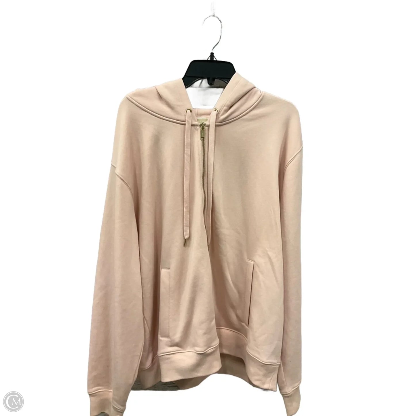 Athletic Jacket By Michael By Michael Kors In Pink, Size: Xl