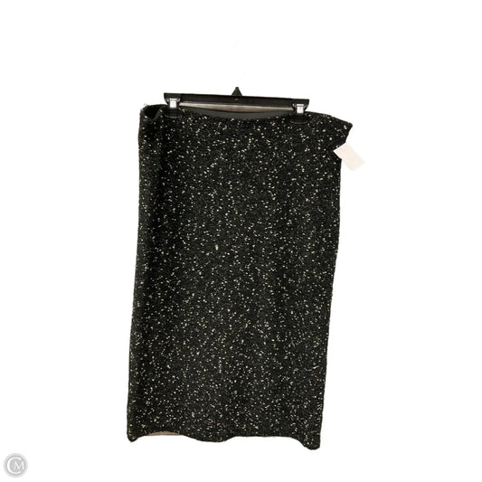 Skirt Maxi By Ann Taylor In Black & Gold, Size: Xl