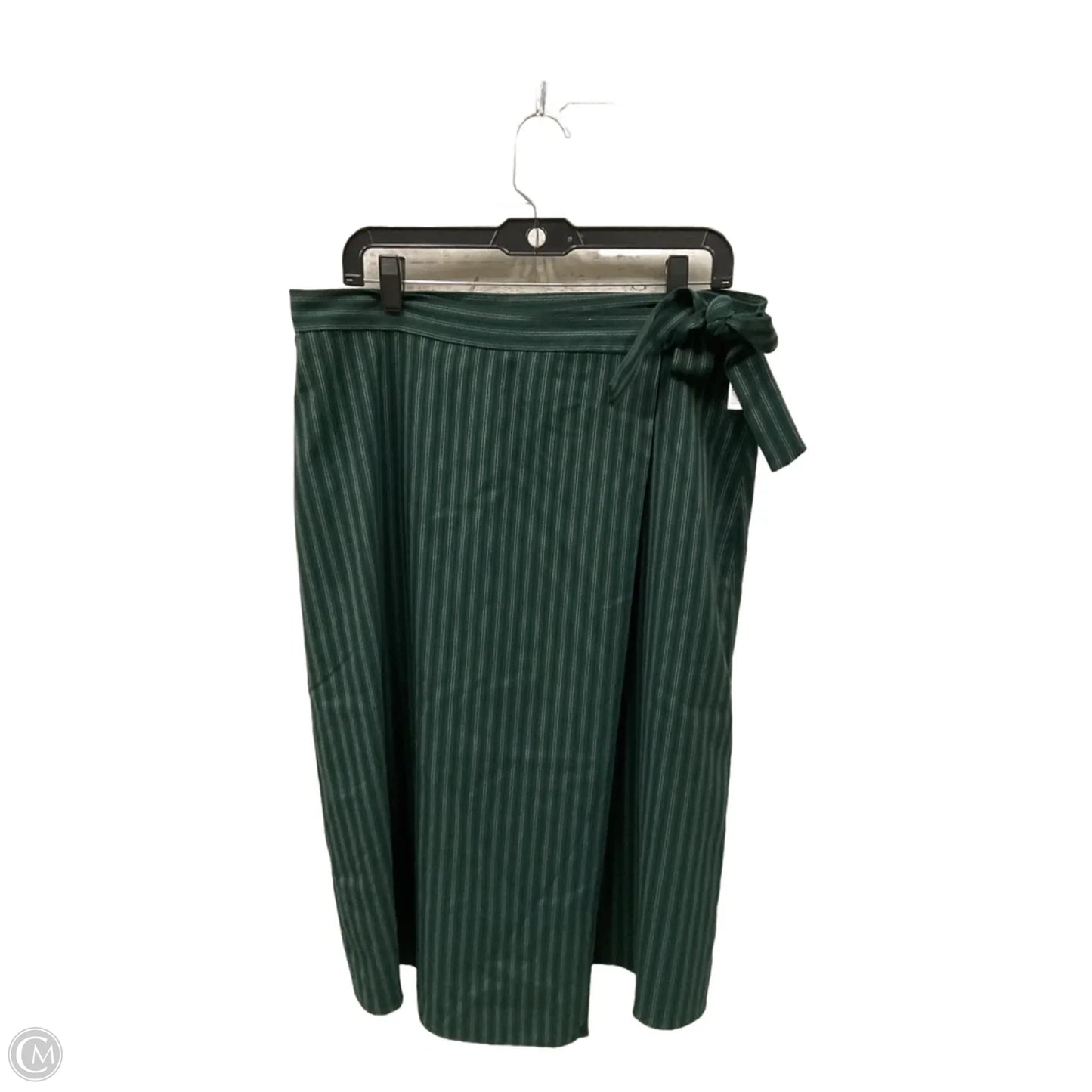 Skirt Midi By Ann Taylor In Striped Pattern, Size: 12