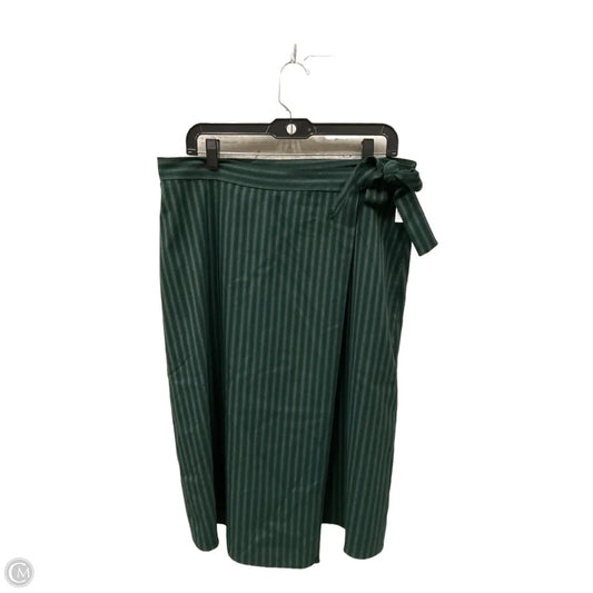 Skirt Midi By Ann Taylor In Striped Pattern, Size: 12
