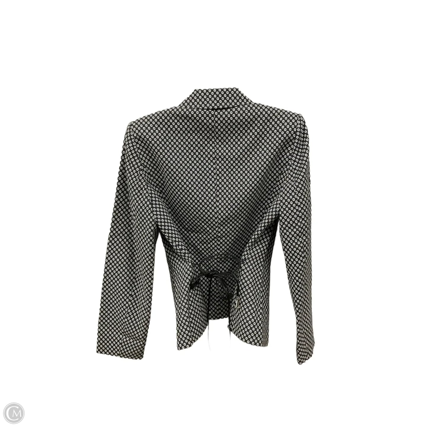 Skirt Suit 2pc By Tahari In Black & White, Size: 8