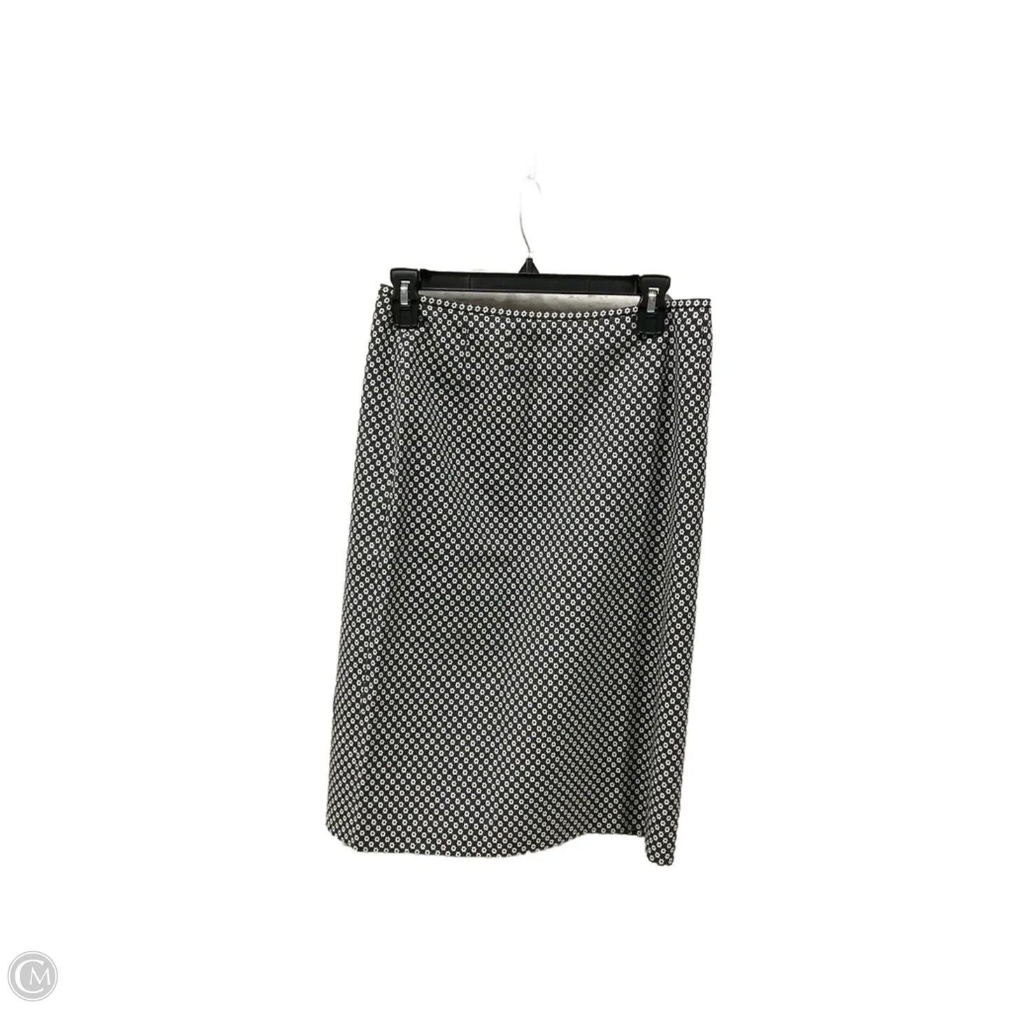 Skirt Suit 2pc By Tahari In Black & White, Size: 8