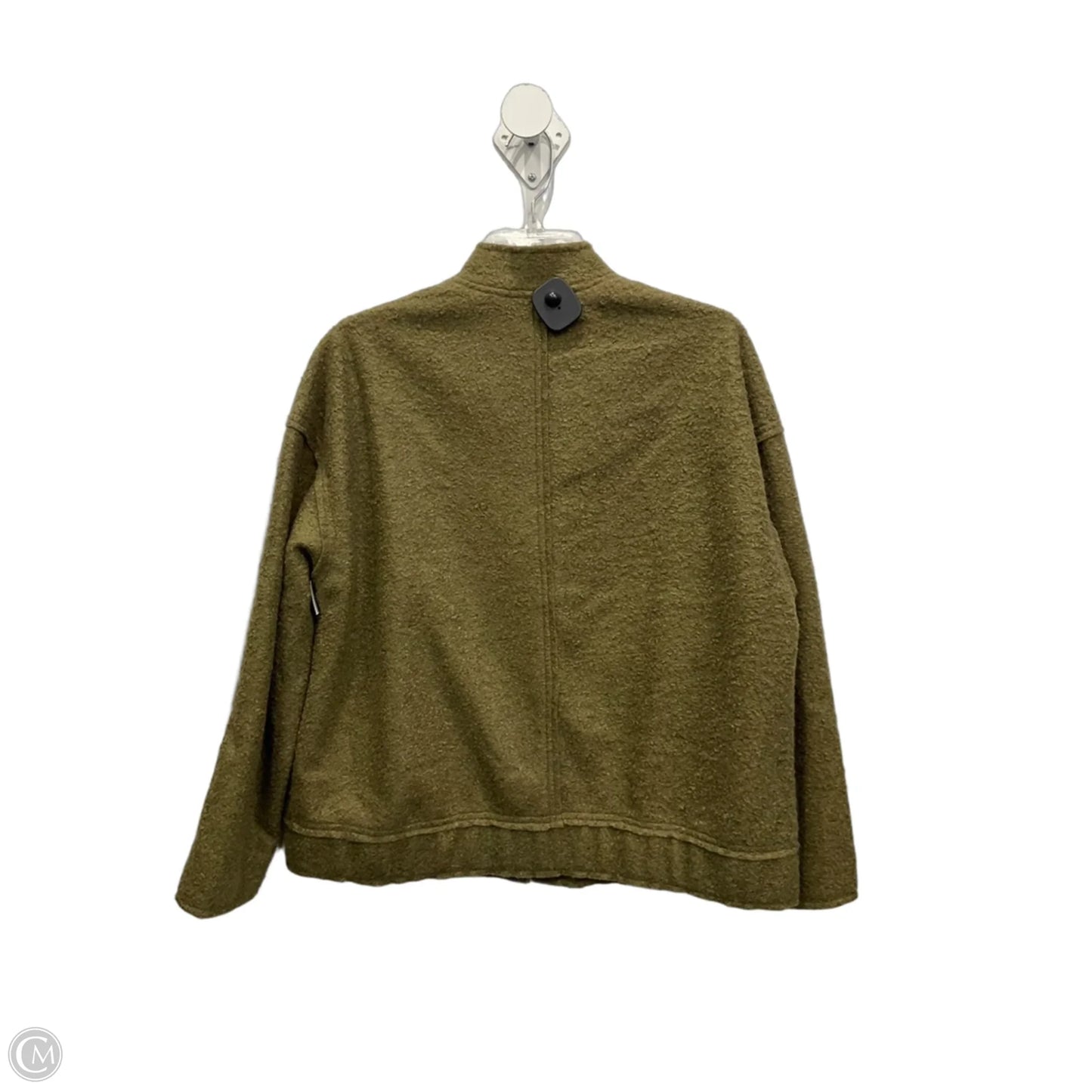 Jacket Fleece By Clothes Mentor In Green, Size: M