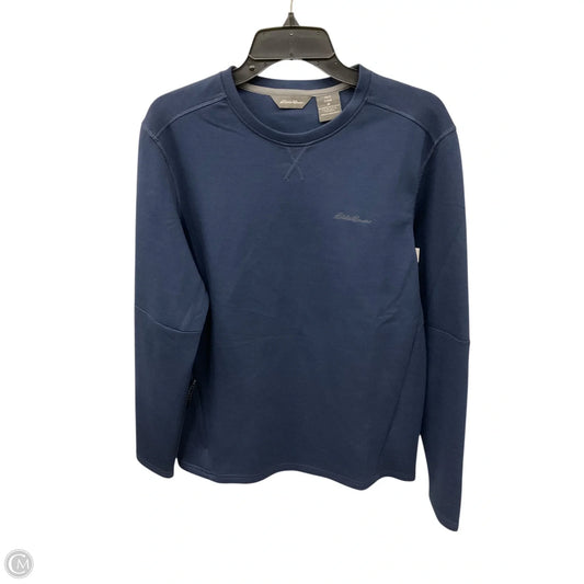 Sweatshirt Crewneck By Eddie Bauer In Navy, Size: M