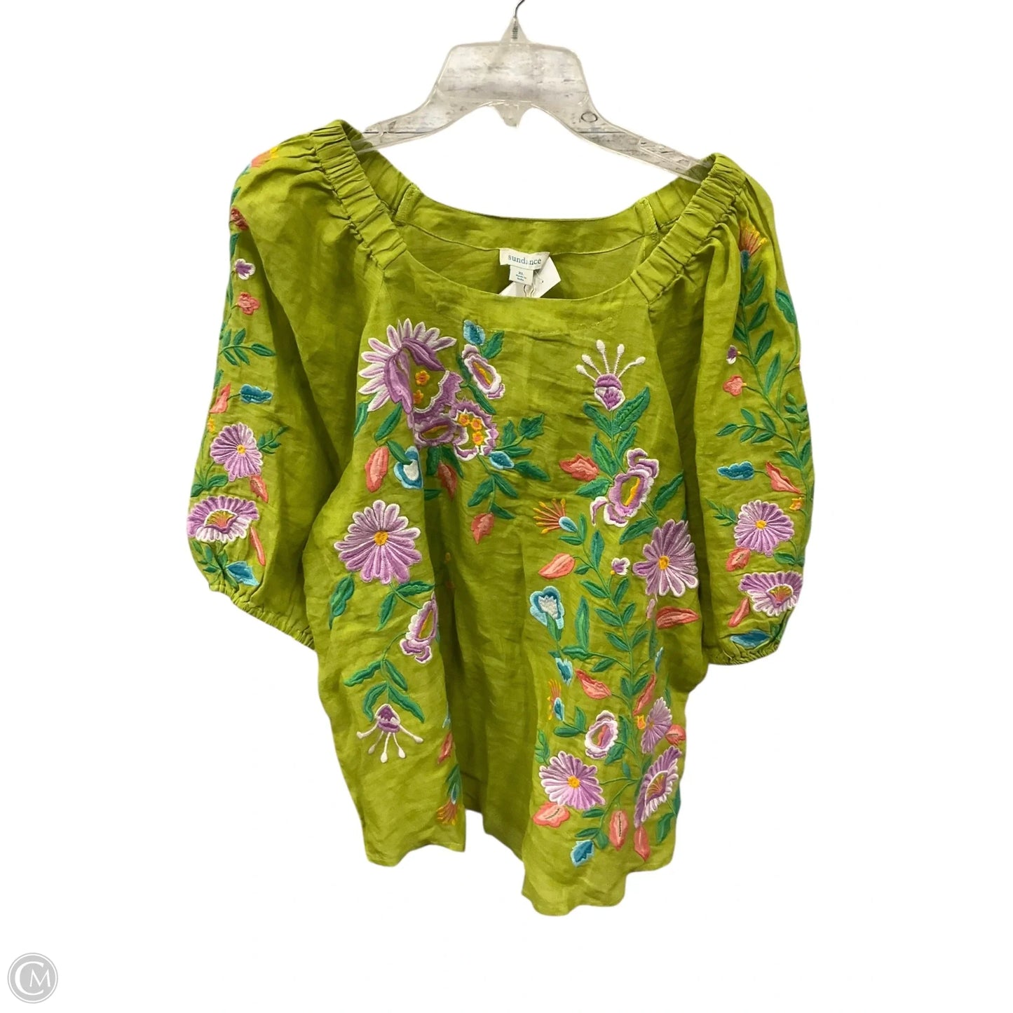 Top 3/4 Sleeve By Sundance In Green, Size: Xl