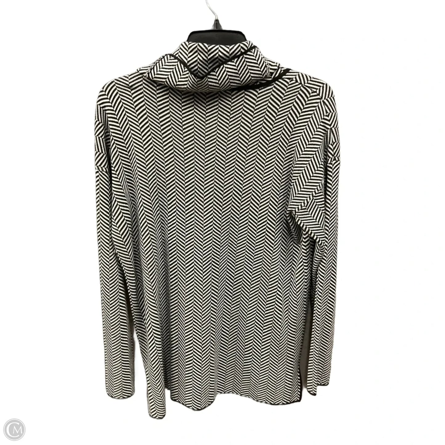 Top Long Sleeve By Calvin Klein In Zebra Print, Size: S