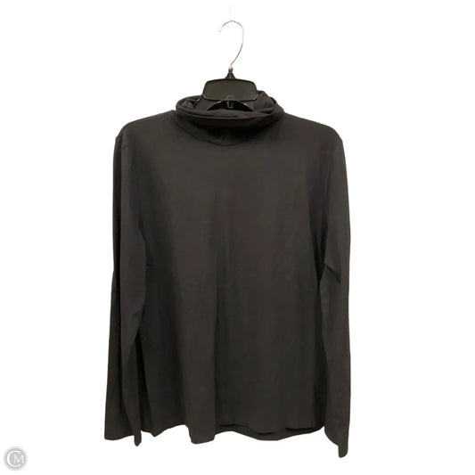 Top Long Sleeve By Talbots In Black, Size: Xl