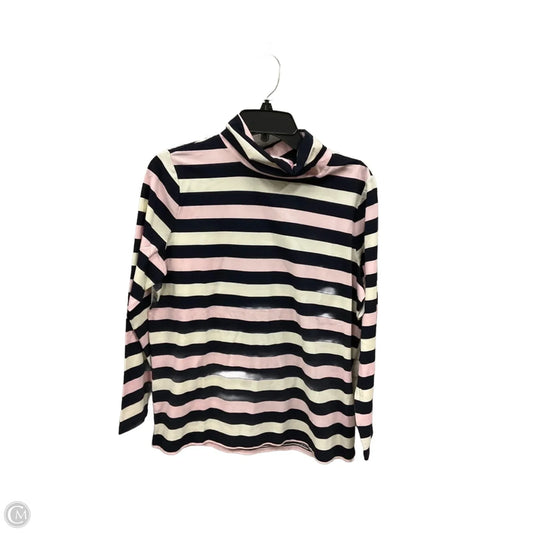 Top Long Sleeve By Talbots In Striped Pattern, Size: 1x