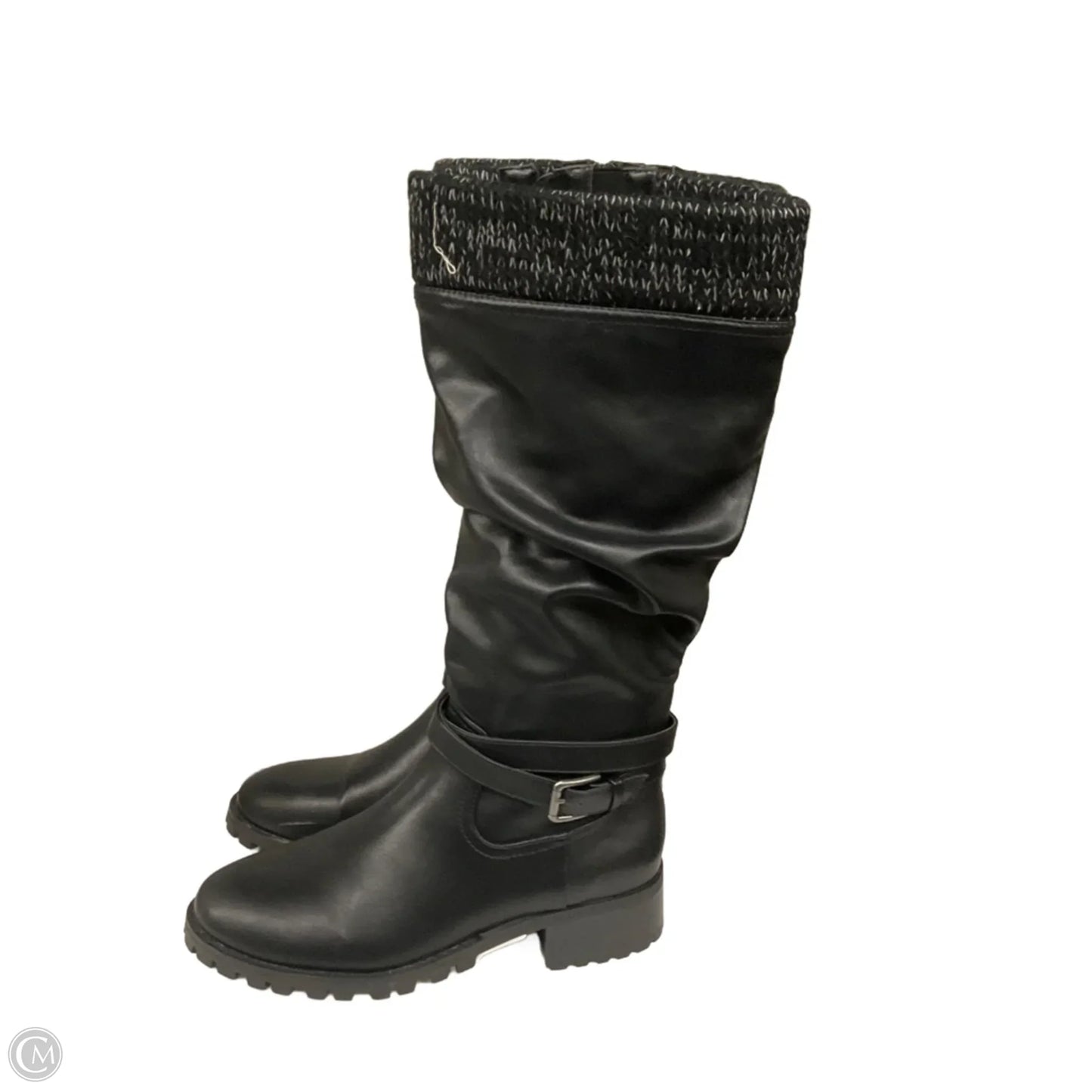 Boots Mid-calf Flats By Maurices In Black, Size: 8.5