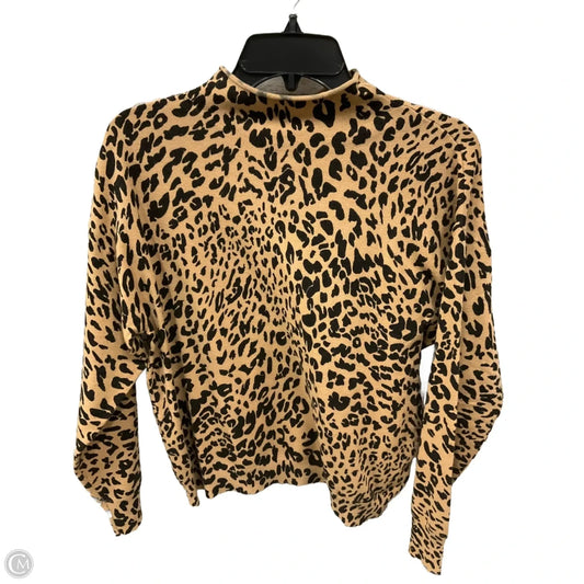 Top Long Sleeve By Tribal In Animal Print, Size: Sp