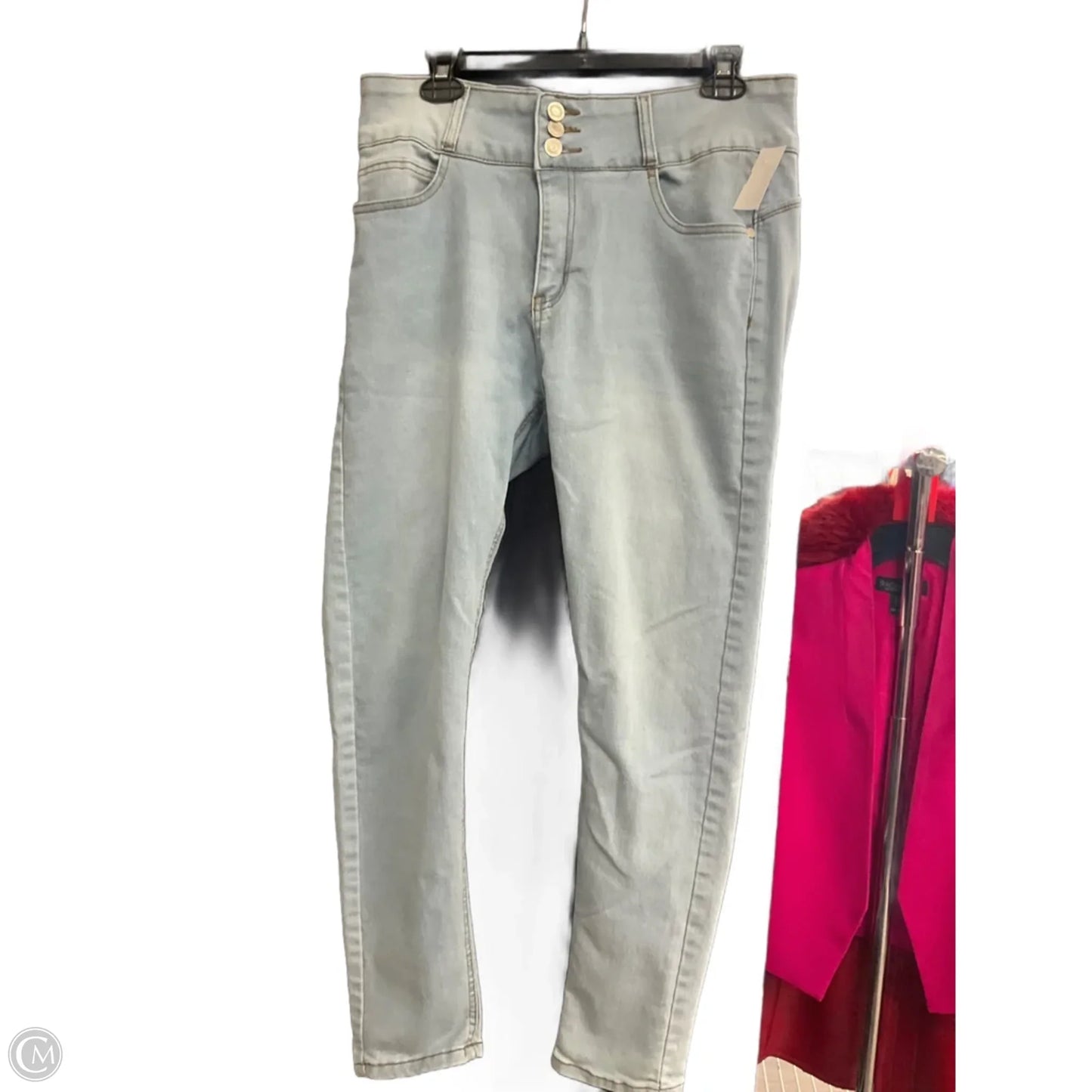 Jeans Straight By Clothes Mentor In Blue Denim, Size: 14