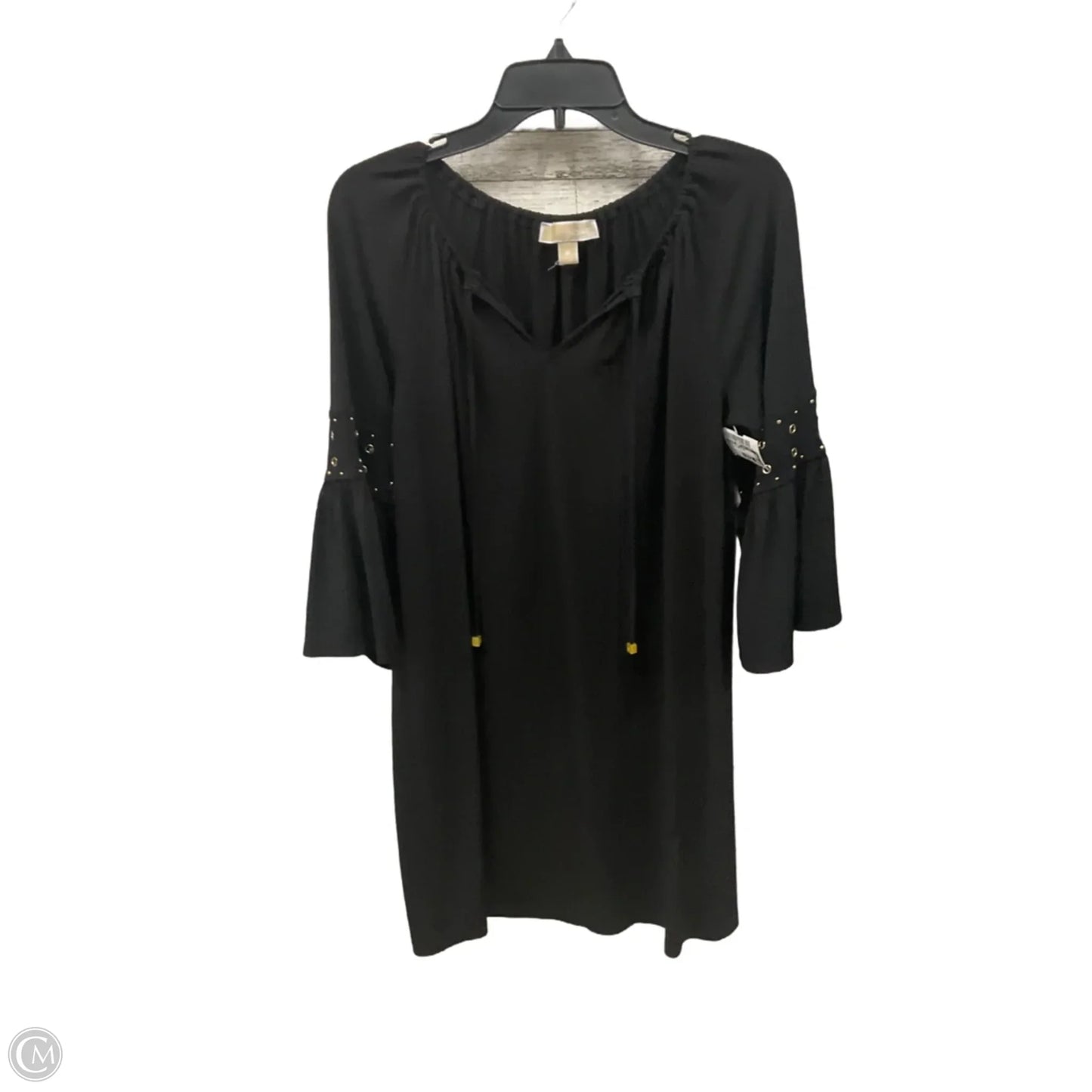 Dress Casual Midi By Michael By Michael Kors In Black, Size: M