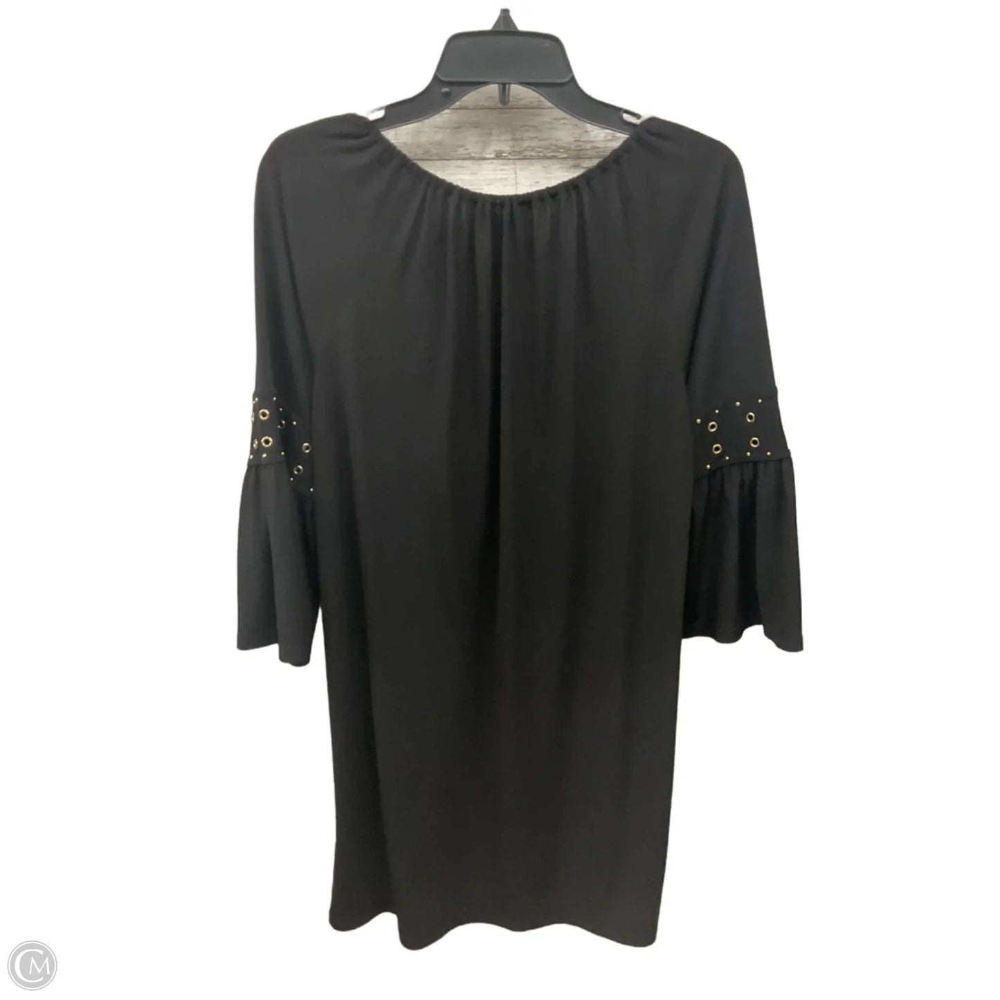 Dress Casual Midi By Michael By Michael Kors In Black, Size: M