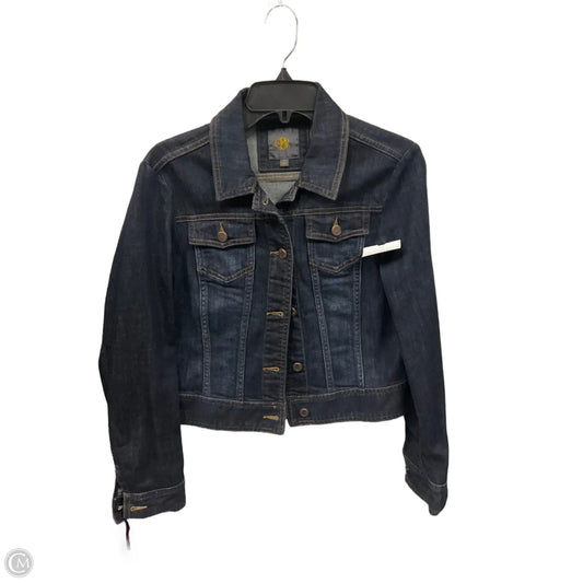 Jacket Denim By Clothes Mentor In Blue Denim, Size: M
