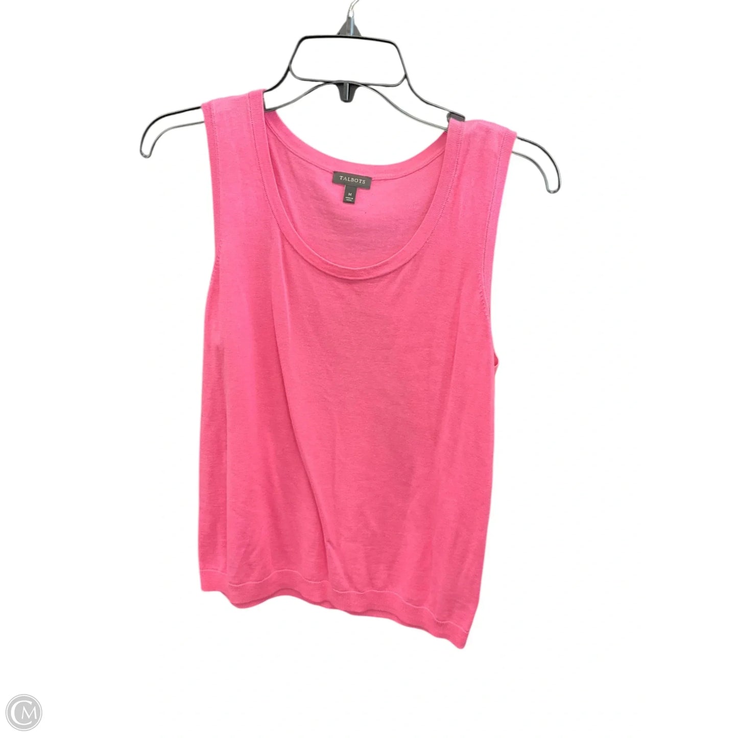 Top Sleeveless By Talbots In Pink, Size: M
