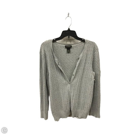 Cardigan By Lane Bryant In Grey, Size: 20