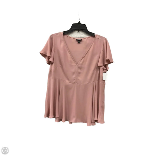 Top Short Sleeve By Torrid In Mauve, Size: L