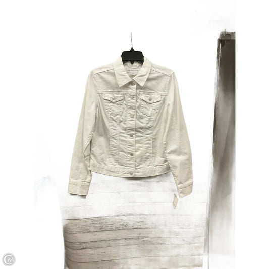 Jacket Other By Liz Claiborne In White, Size: M
