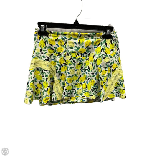 Skort By Free People In Yellow, Size: M