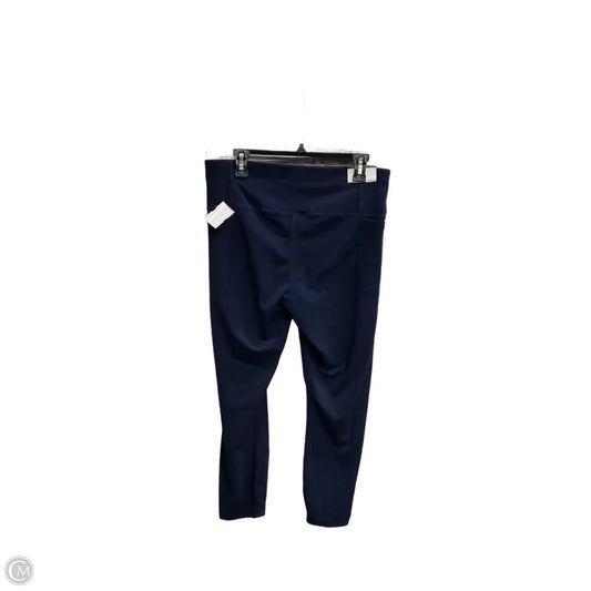 Athletic Leggings By Under Armour In Navy, Size: Xl