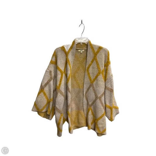 Cardigan By Kori America In Yellow, Size: L