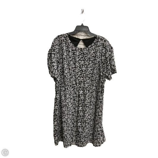 Dress Casual Midi By Torrid In Black & White, Size: 2x