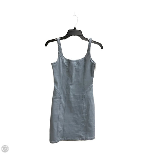 Dress Casual Midi By Miou Muse In Blue Denim, Size: S