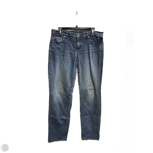 Jeans Straight By White House Black Market In Blue Denim, Size: 10