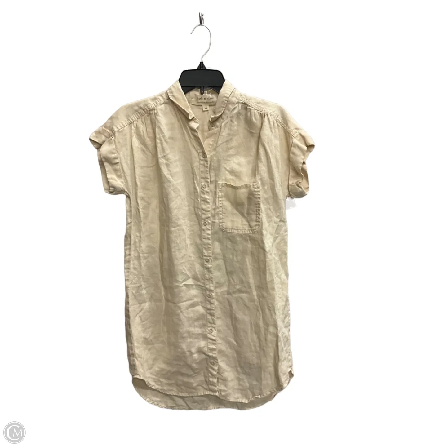Dress Casual Midi By Cloth & Stone In Beige, Size: Xs