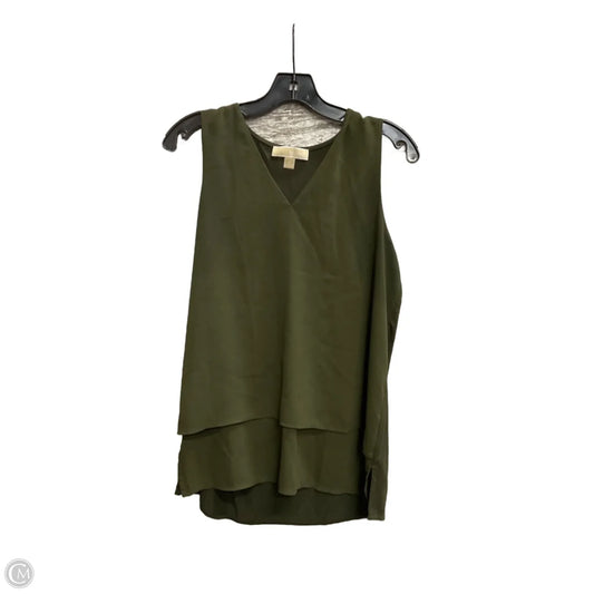 Top Sleeveless By Michael By Michael Kors In Green, Size: M