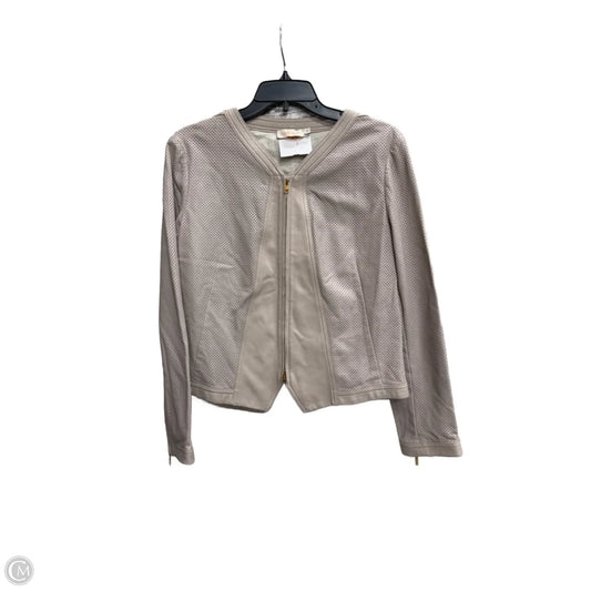 Jacket Designer By Tory Burch In Taupe, Size: 12
