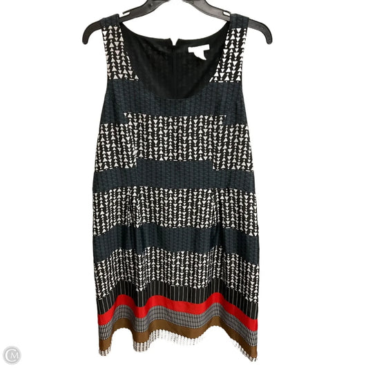 Dress Casual Midi By Bar Iii In Geometric Pattern, Size: L