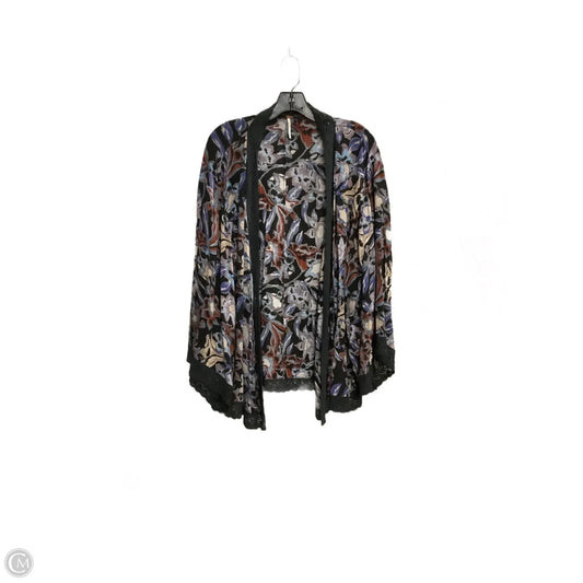 Cardigan By Free People In Floral Print, Size: L