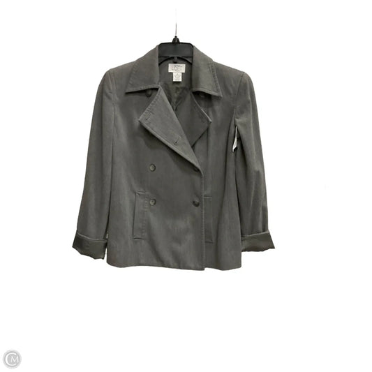 Blazer By Ann Taylor In Grey, Size: 2