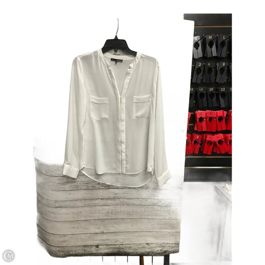 Blouse Long Sleeve By Ro & De In White, Size: S