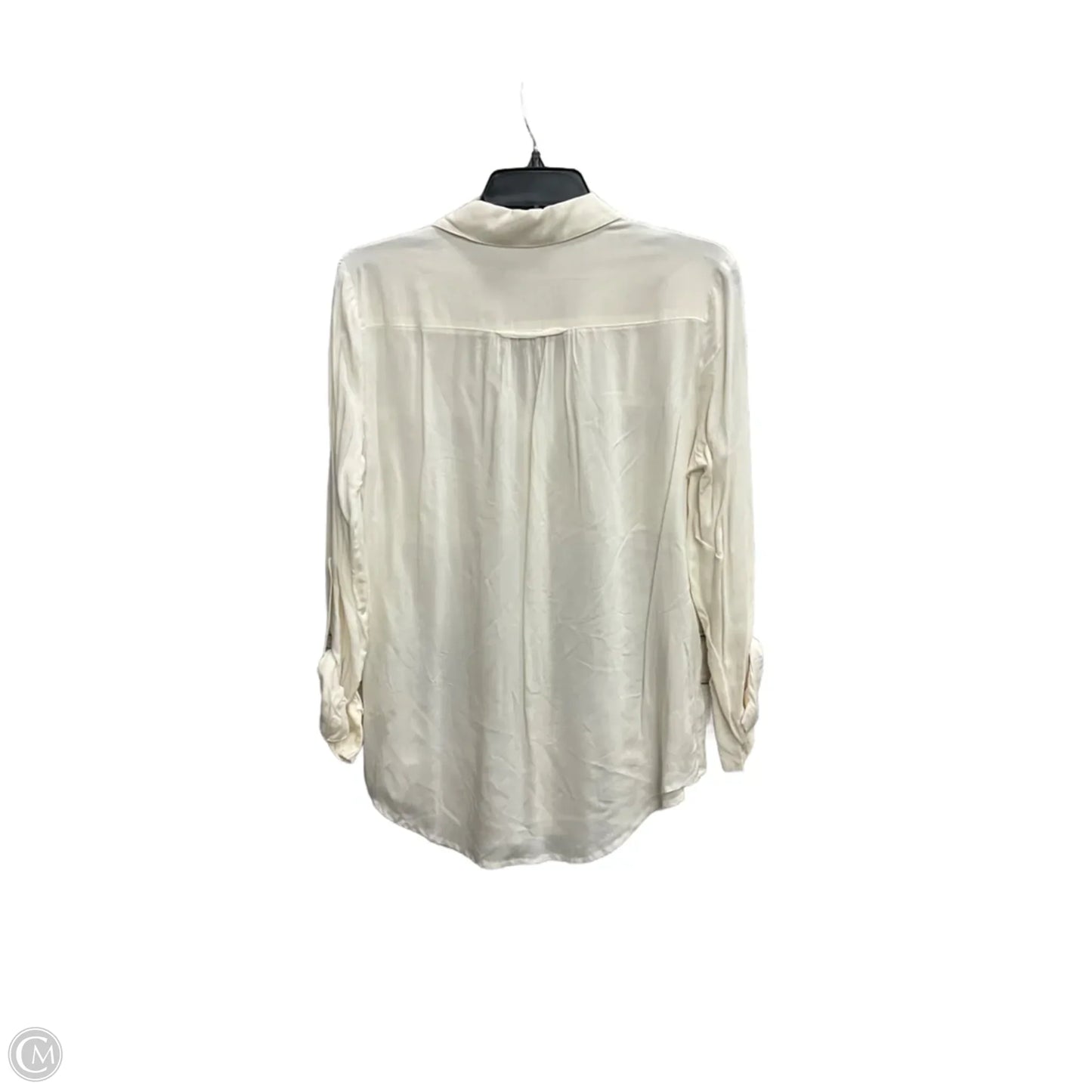 Blouse Long Sleeve By Maeve In Cream, Size: S