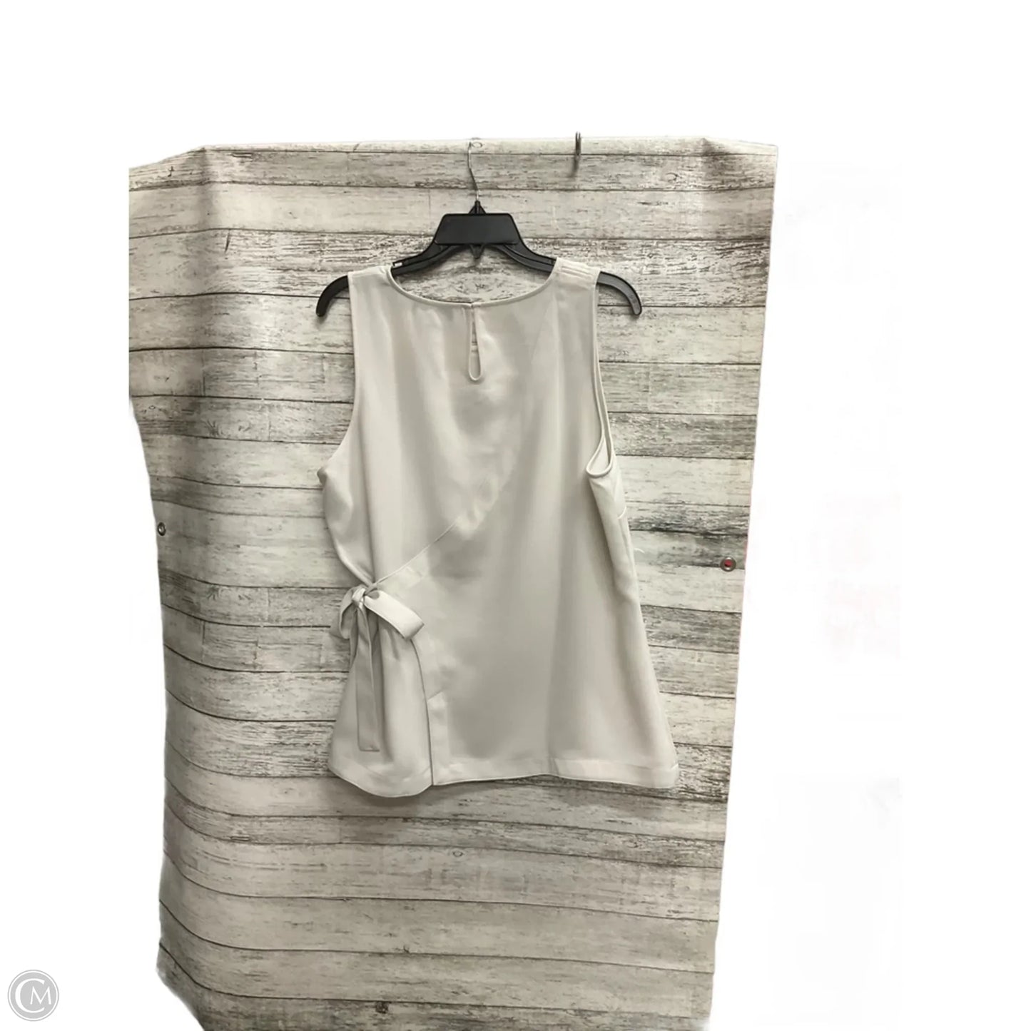 Top Sleeveless By Dkny In Grey, Size: L