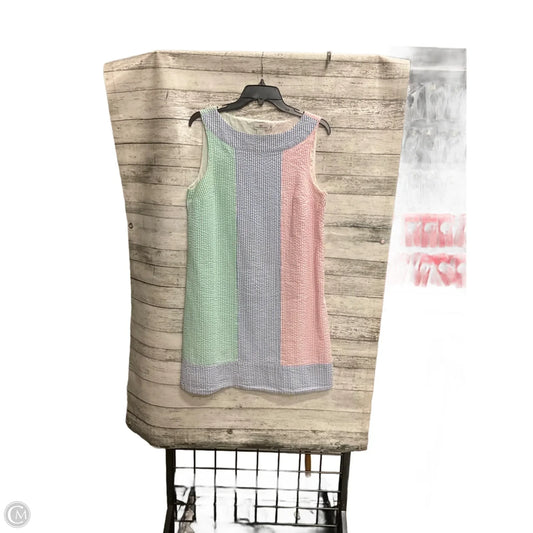 Dress Casual Midi By Vineyard Vines In Multi-colored, Size: 10