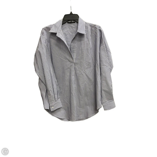 Top Long Sleeve By Tahari In Striped Pattern, Size: Sp