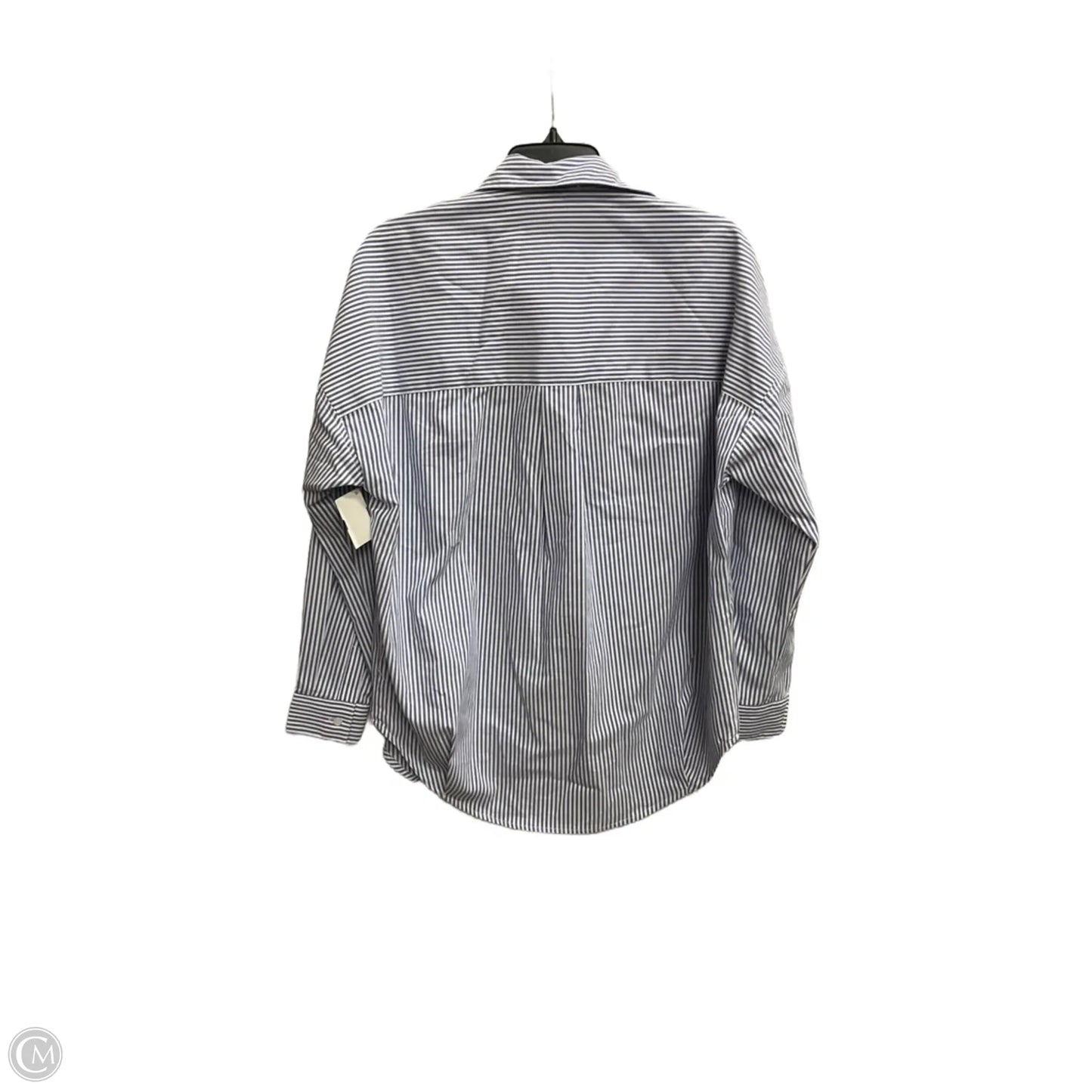 Top Long Sleeve By Tahari In Striped Pattern, Size: Sp